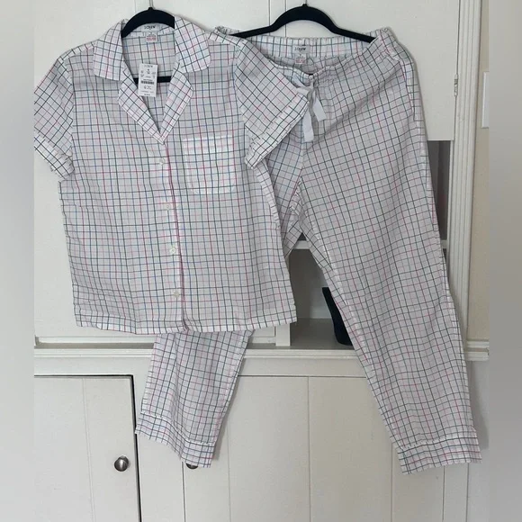J. Crew Multicolor Plaid Pajama Set New with Tags - Picture 5 of 10